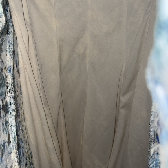 Roz & Ali Womens Floral Short Sleeve Dress Size 8 NWT Blue and Purple - Picture 7 of 10